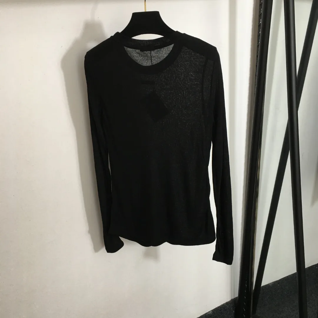 2025 Spring Fashion High Quality New Long Sleeve T-shirt Sun Protection Shirt Bottoming Shirt Women's Tops
