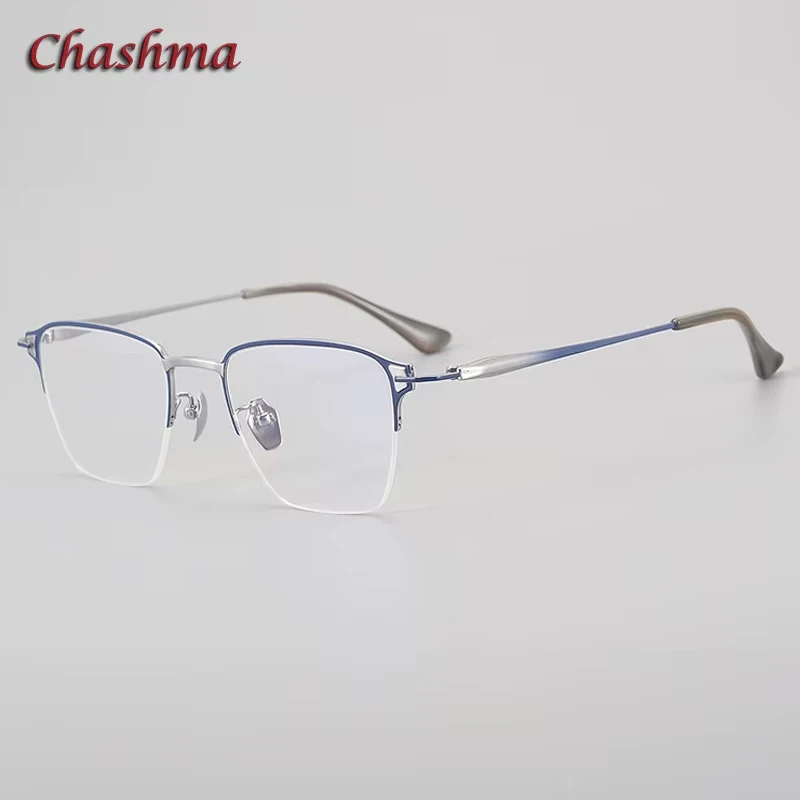 

Chashma Prescription Glasses Men Elegant Optical Fashion Frames Eyewear Pure Titanium Myopia Spectacles High End Light Gafas