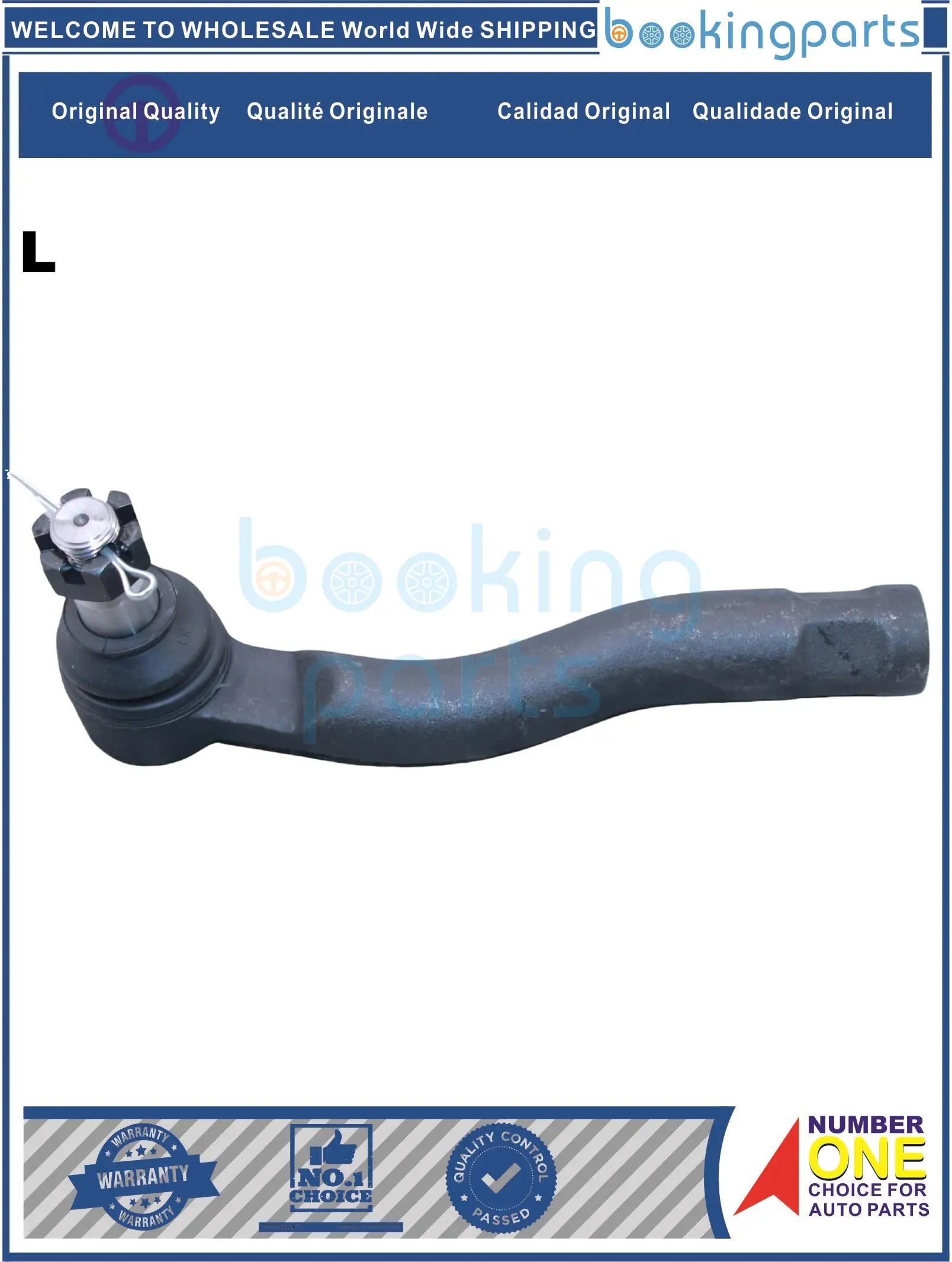 TRE12563(L),SE-3811L-CH,4504669100,4504769100,SE3811L,45047-69100 L Tie Rod End For TOYOTA LAND CRUISER'98-02 HDJ101 UZJ100