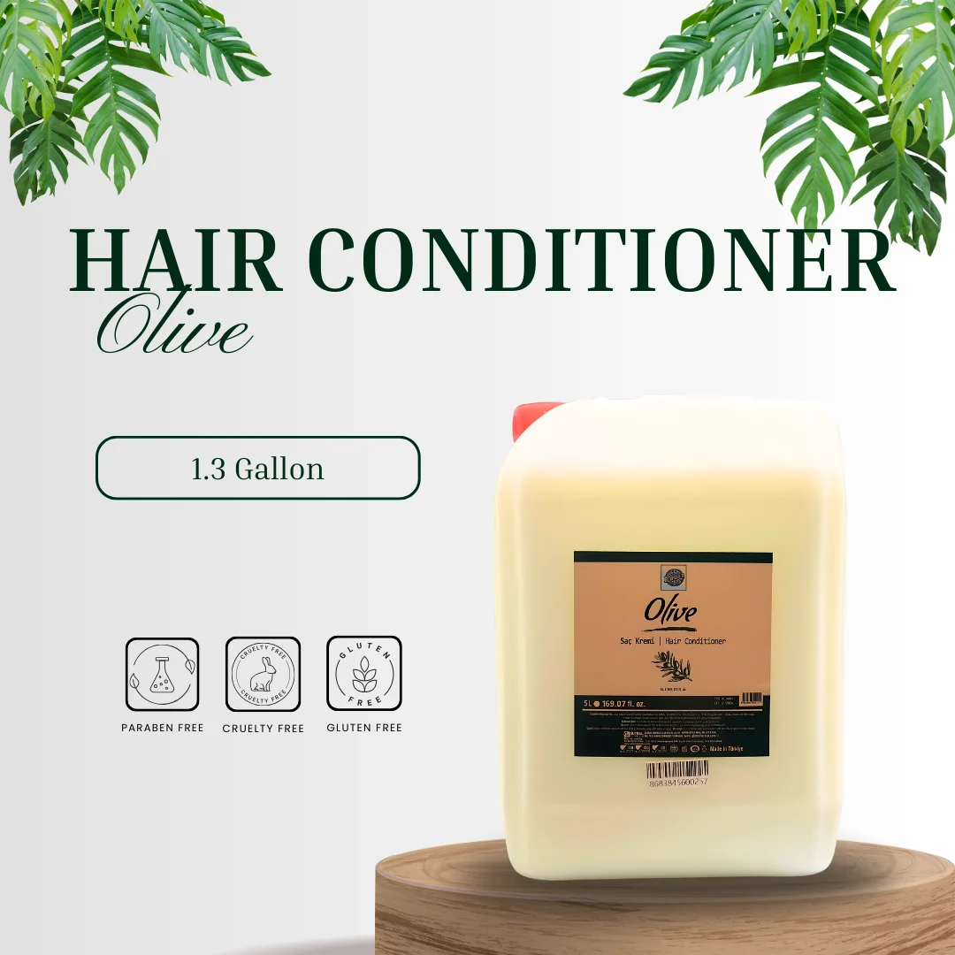 

Roomsium Olive Blossom Hair Conditioner 1.3 Gallon (5L) | Nourishing, Hydrating & Gentle for All Hair Types