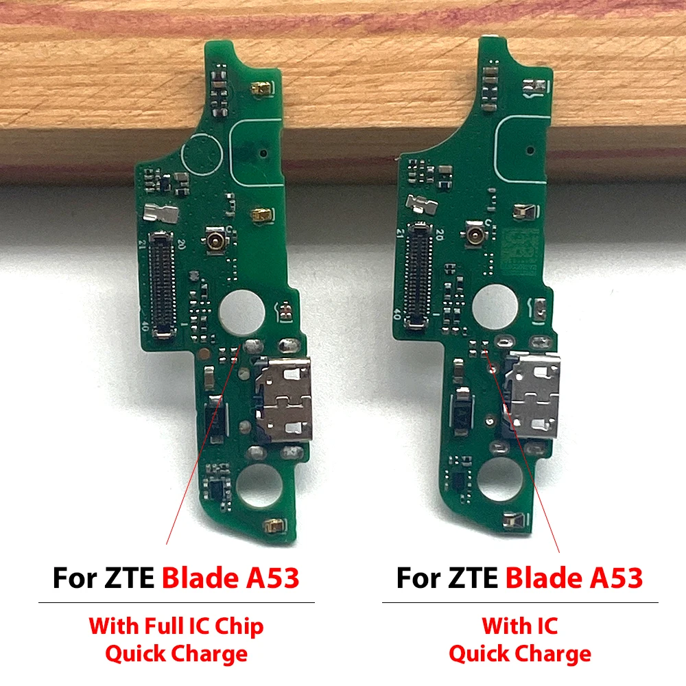 For ZTE Blade A53 USB fast Charging Port Dock Charger Plug Connector Board Flex with IC