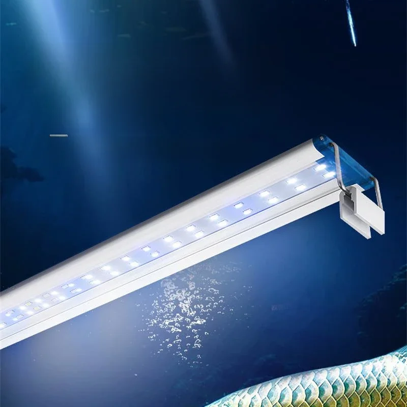 Rozszerzalny wodoodporny klips na lampę do akwarium Super Slim LED Akwarium Oświetlenie roślin wodnych — zdjęcie 2