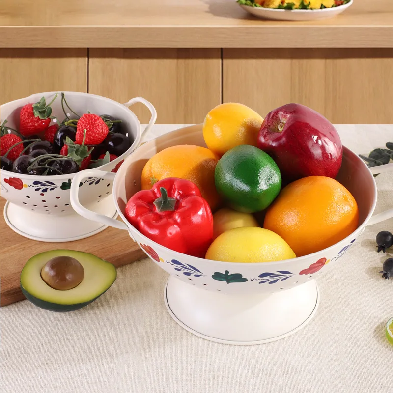 

Fruit Basket Bowl Modern Nordic Basket Fruit Plate Fruit Dish for Farmhouse Centerpiece Breads Living Room Countertop Home