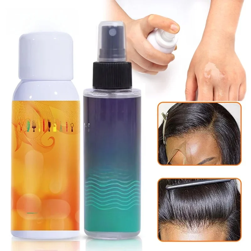 Spray de fusion de dentelle 100Ml, séchage rapide, colle pour perruque, usage quotidien, tissage rapide, Spray fondu de dentelle