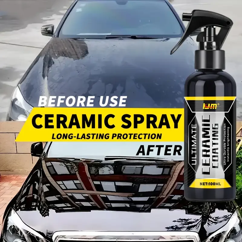 

Ultimate nano ceramic coating kit.Car nano crystal spray.Brilliant gloss restoring crystal polish,protects paint, enhances shine