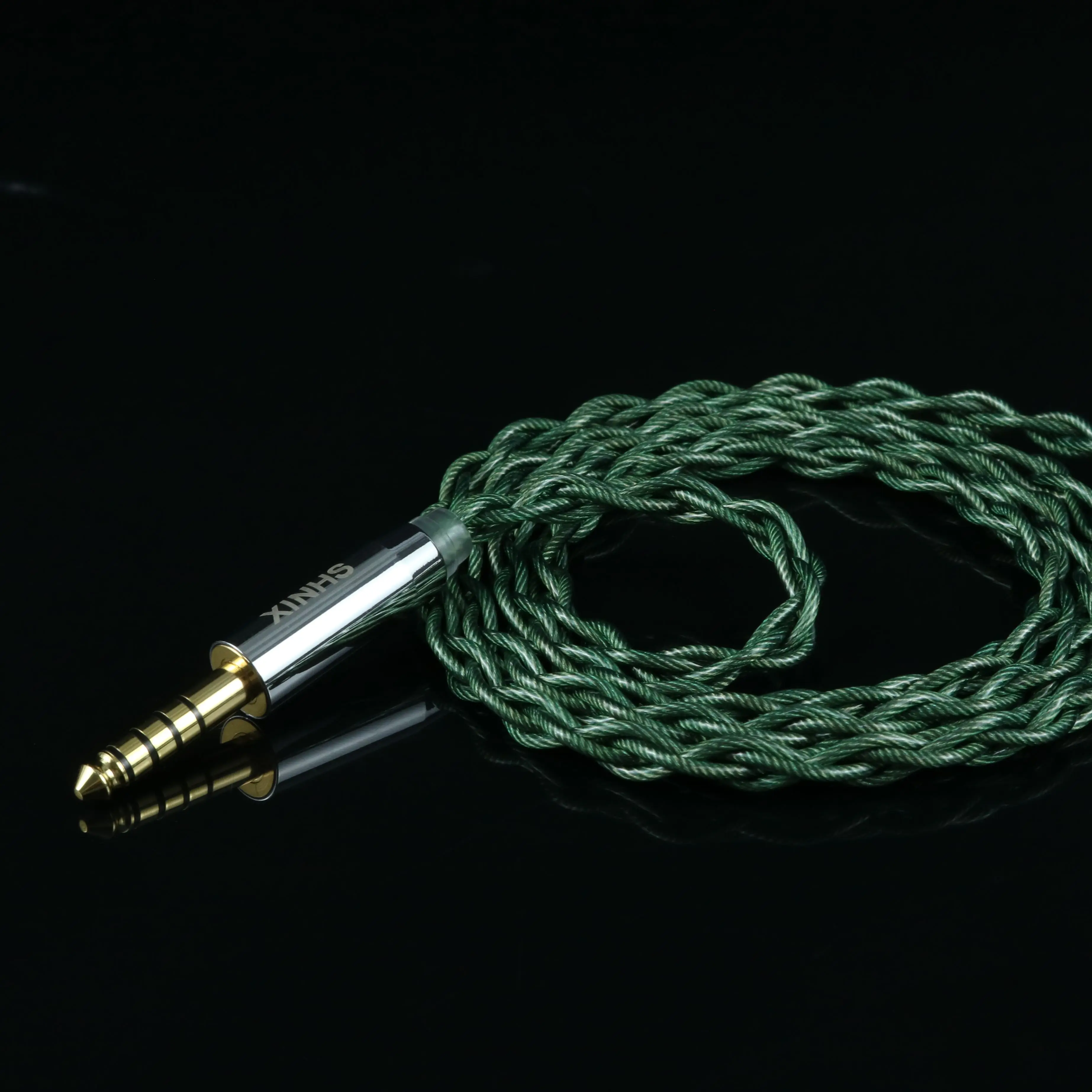 XINHS Summer Elves 7N Single Crystal Kupfer HiFi-Kopfhörer-Upgrade-Kabel, geeignet für 0,78 mm QDC für M5 Olina Fudu DZ4 Quintet F1 Pro – Detail 1