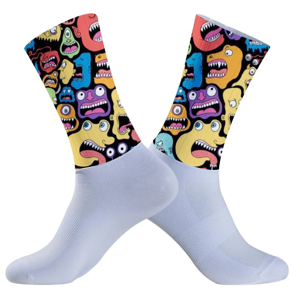 AliExpress NONE Cycling Socks Lightweight Large Mesh Design  Bicycle Sock Unisex Adult Targeted Compression Non Slip Hiking Runing Socks