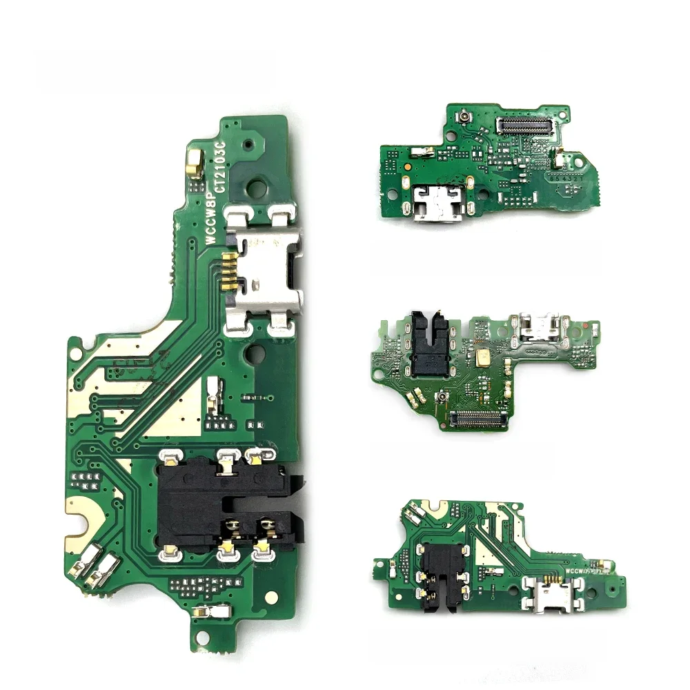Złącze ładowania USB, port dokowania, taśma flex do Huawei Y7A Y3-2 3G 4G Y5 Y6 Y7 Prime Y9 2017 2018 P Smart 2019 z płytką mikrofonu — zdjęcie 2