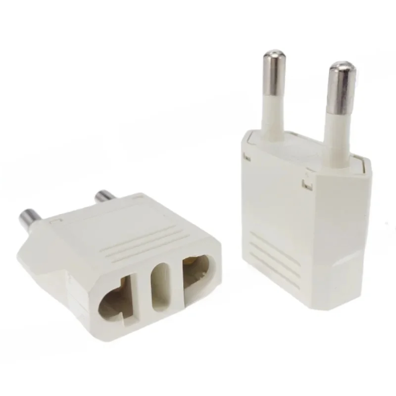 fengyidz US-zu-EU-Stecker-Adapter, amerikanisch zu Euro, Europa, europäischer Reise-Netzteil, AC-Konverter, Steckdose