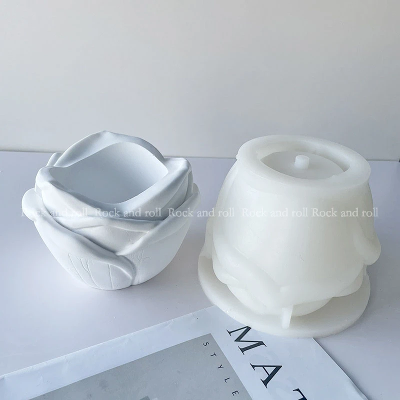 Silicone Mold Coagulation Flower Pot Making Succulent Gardening Decoration Home Decoration Flower Design Cement Epoxy Resin Form