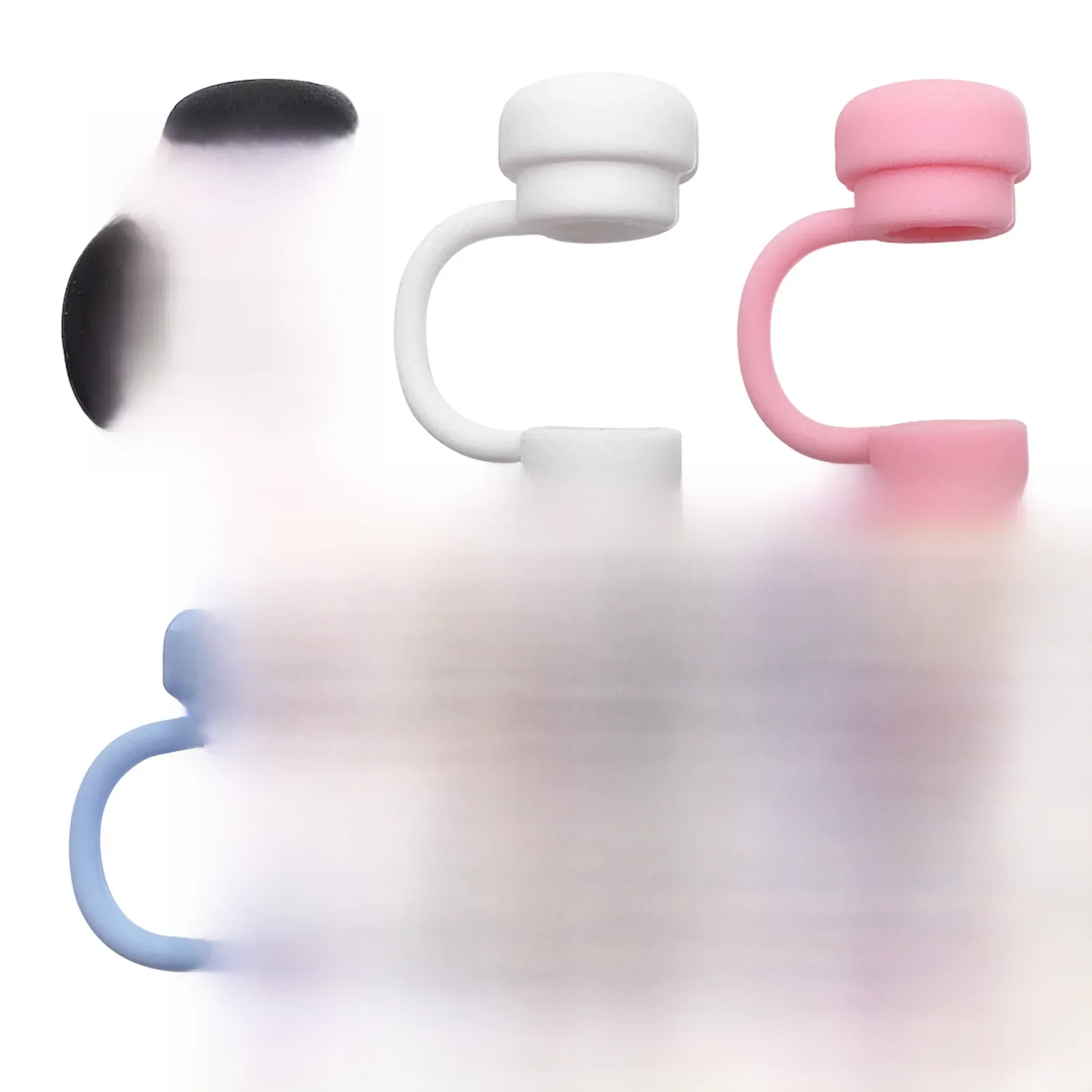 Toppers de paille en silicone réutilisables pour coupe Stanley, couvercles de paille, capuchon anti-poussière, accessoires de gobelet, 2024, 2024