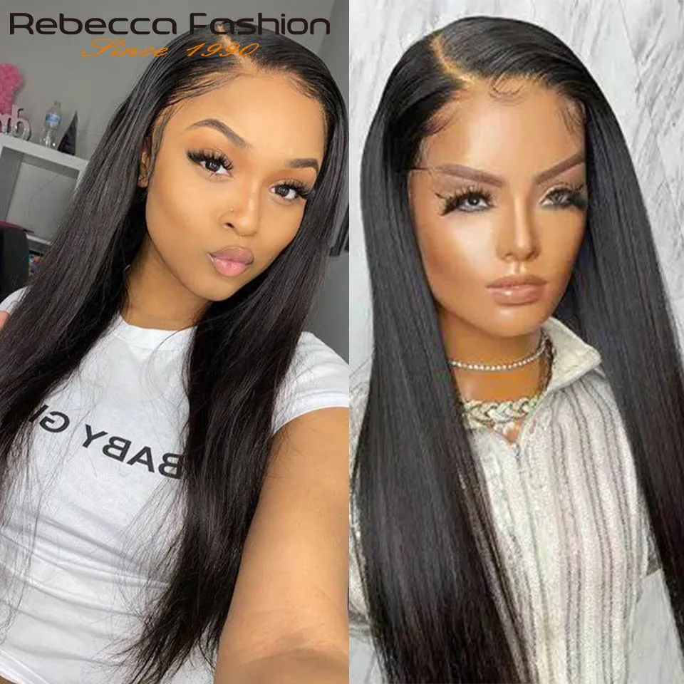 

13X6X1 Side Part BOB Lace Wigs Transparent Straight Human Hair Wigs Highlight Honey Blonde Brazilian Straight Lace Front Wigs