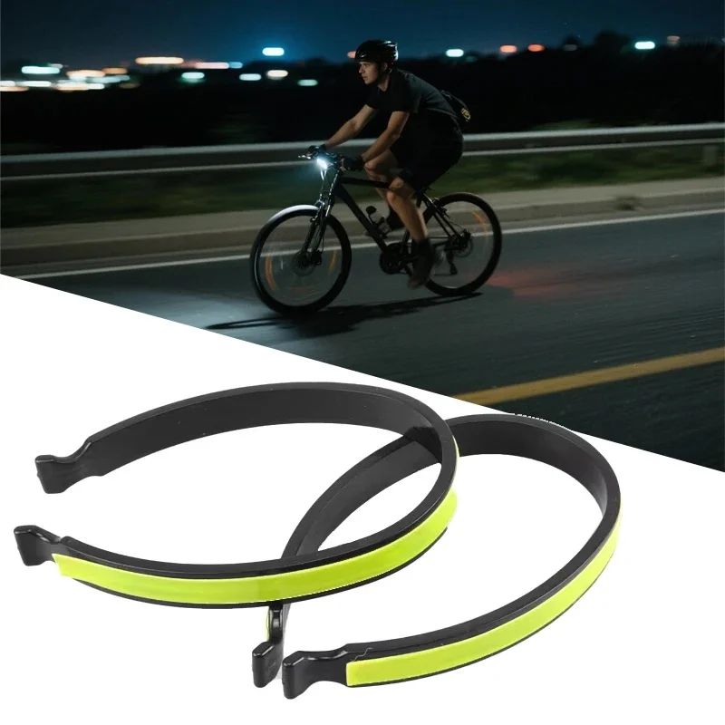 AliExpress 2PCS Carabiner Safe Driving Reflective Warning Sticker Outdoor Seat Belt Bicycle Reflective Trouser Clip Cycling Gear Trouser