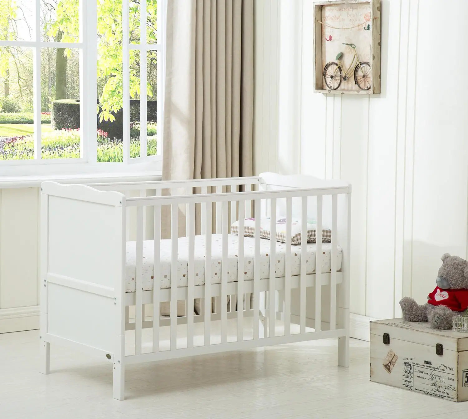 mcc direct Wooden Baby Cot Bed 