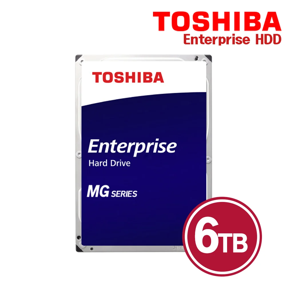 6TB SATA HDD 7200RPM 128MB for Toshiba Enterprise (MG04ACA600)