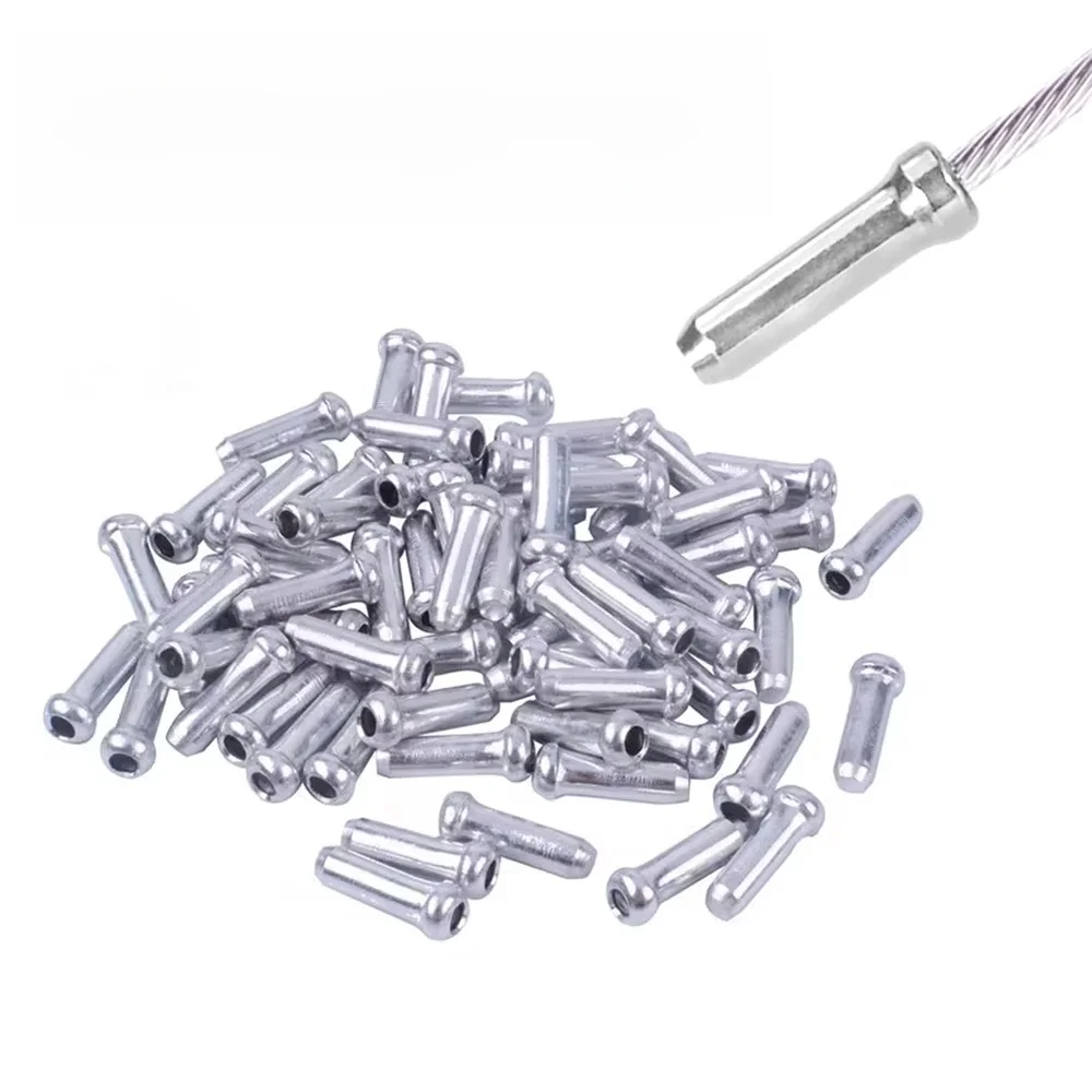 AliExpress 100-500PCS MTB Bike Bicycle Brake Shifter Aluminum Inner Cable Tips Crimps Cycle Cycling Parts Derailleur Shift Cables End Cap