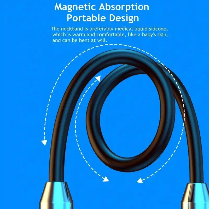 Bluetooth Earphone Wireless Magnetic Neckband Sport Headset TWS Bluetooth Headphones With Mic Stereo Earbuds For All Smartphones image 5