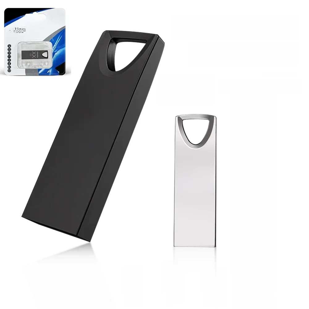 CHUXIA-Clé USB 128 en métal avec emballage exquis, disque flash de stockage, mémoire de 4 Go, 8 Go, 16 Go, 32 Go, 64 Go, 2.0 Go