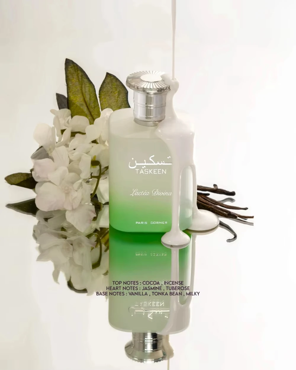 

Taskeen Lactea Diverna 100ml — Luxurious Woody Arabic Perfume | Long-Lasting, Premium Fragrance