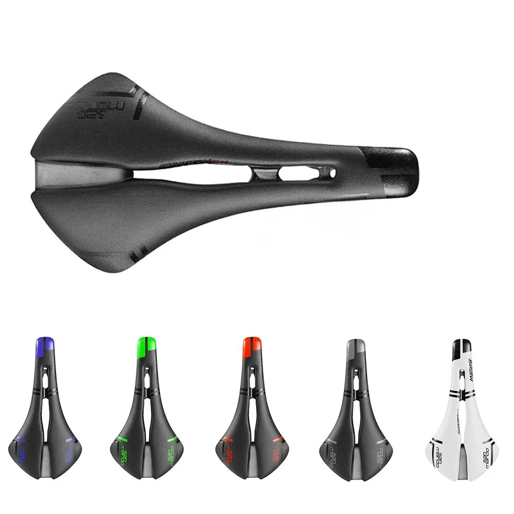 AliExpress SAN MARCO San Marco Mantra Carbon Fiber Saddle Road Bike Saddle Men Women Racing Cycling Seat Carbon Mountain TT Wide Bicycle Saddle Parts
