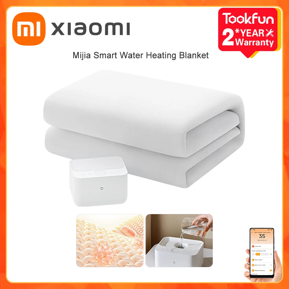 Xiaomi Mijia Smart Water Heating Blanket 400w Antibacterial Blanket Body, Mite Removal Power Saving Noise Less Than 25dB Mi Home