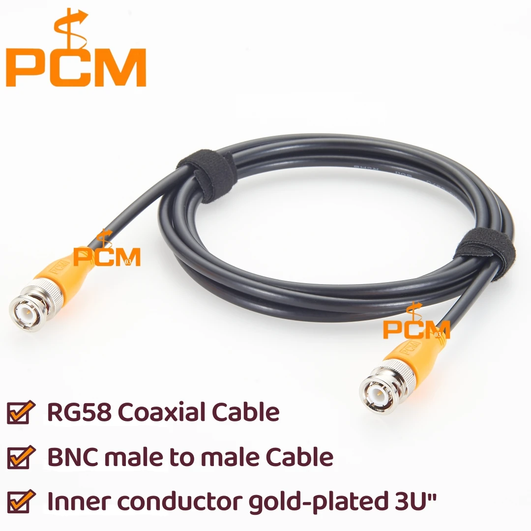 

Кабель BNC (штекер-штекер) RG58, 50 Ом, коаксиальный, для ThinNet, Wi-Fi, антенн, видеосигнала CCTV