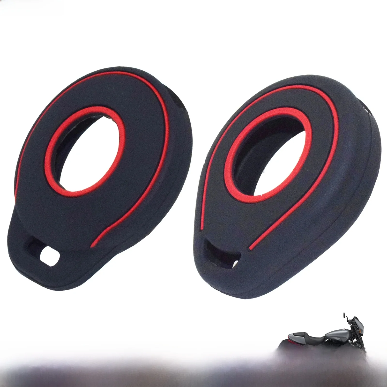 Coque de clé de voiture en Silicone, étui de remplacement pour Harley Davidson Softail Sportster VRSC Touring moto