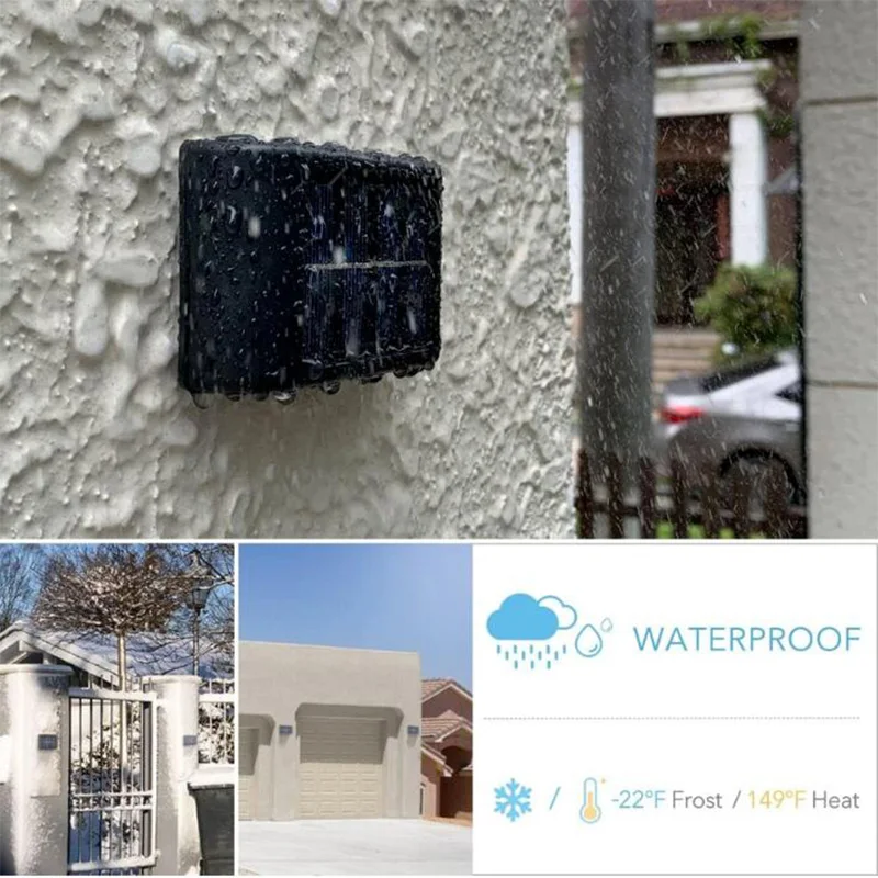 2/4/6/10led Solar Licht Buiten Waterdicht Op En Neer Lichtgevende Verlichting Voor Tuinhek Decoratie Zonlicht Wandlamp