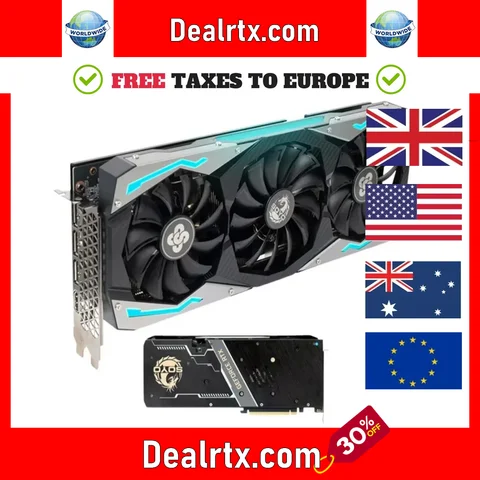 Usado completamente nuevo RTX 3060 12GB GDDR6 NVIDIA GPU 192bit DP * 3 PCI Express X16 4,0 tarjeta gráfica de vídeo para juegos tarjeta de ordenador de escritorio