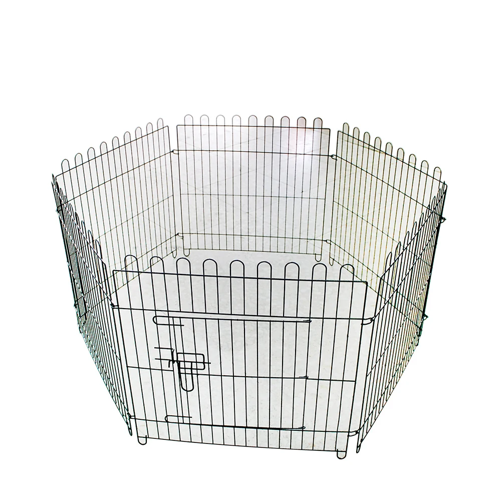 SMELL & SMILE Park Dogs 6 Fences (62.5x63cm) Folding Cage Pets Near Training Puppies