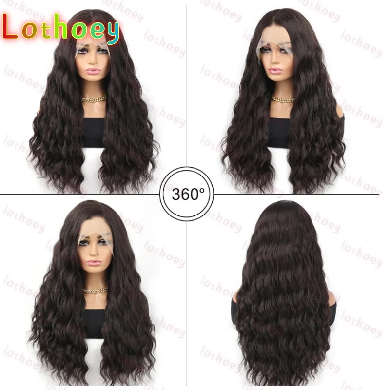 Прозрачный передний парик шнурка, кукурузная волна, черный светлый парик с омбре для женщин, естественная линия волос, 100% человеческие волосы