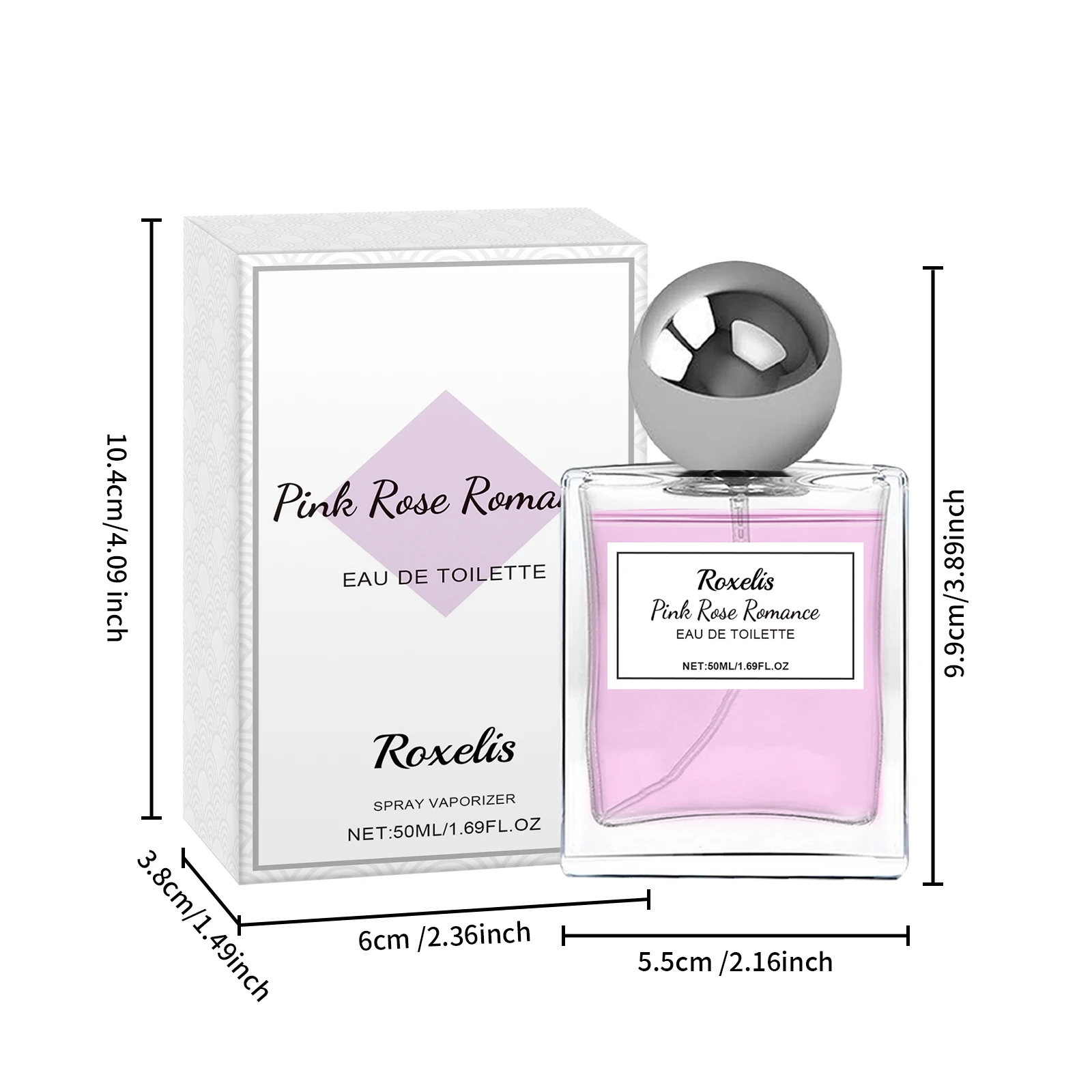 Eau de toilette voor dames bloemige parfum met rozengeur spray_voghion.com