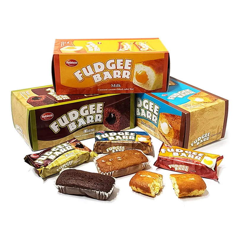 Fudgee barr mini cake 12 pieces 1+1 for chewy and soft taste