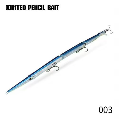 Hunthouse Jointed Pencil Bait 3 Section Fishing Lure 180mm/22g 255mm/30.6g Needle Sinking Swimbait For Bluefish Seabass Tackle - Image 12
