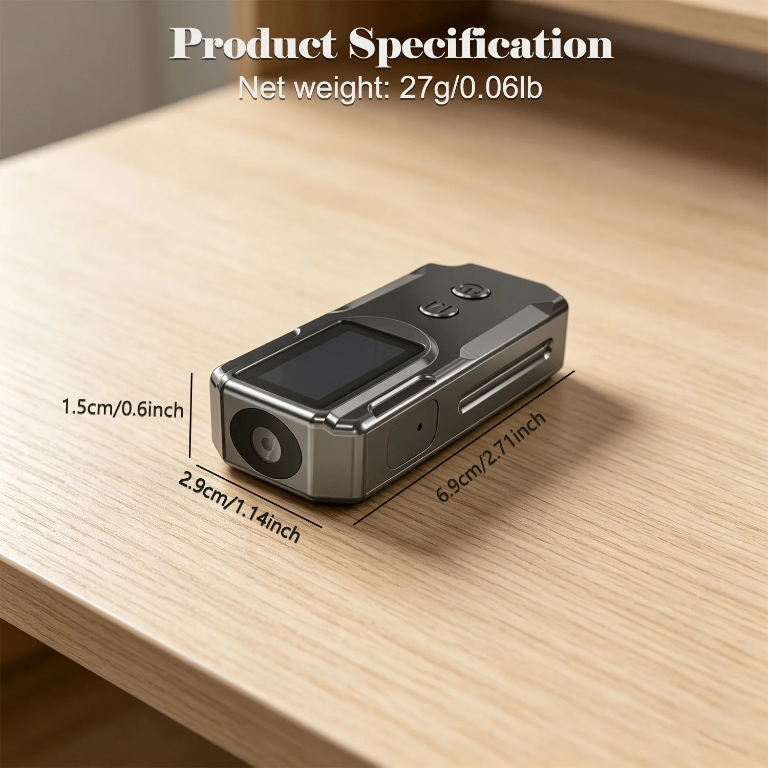 Next-Gen Portable Body Camera Fingertip Control Law Enforcement Police Military Surveillance Handheld HD Video Recording Device view 2