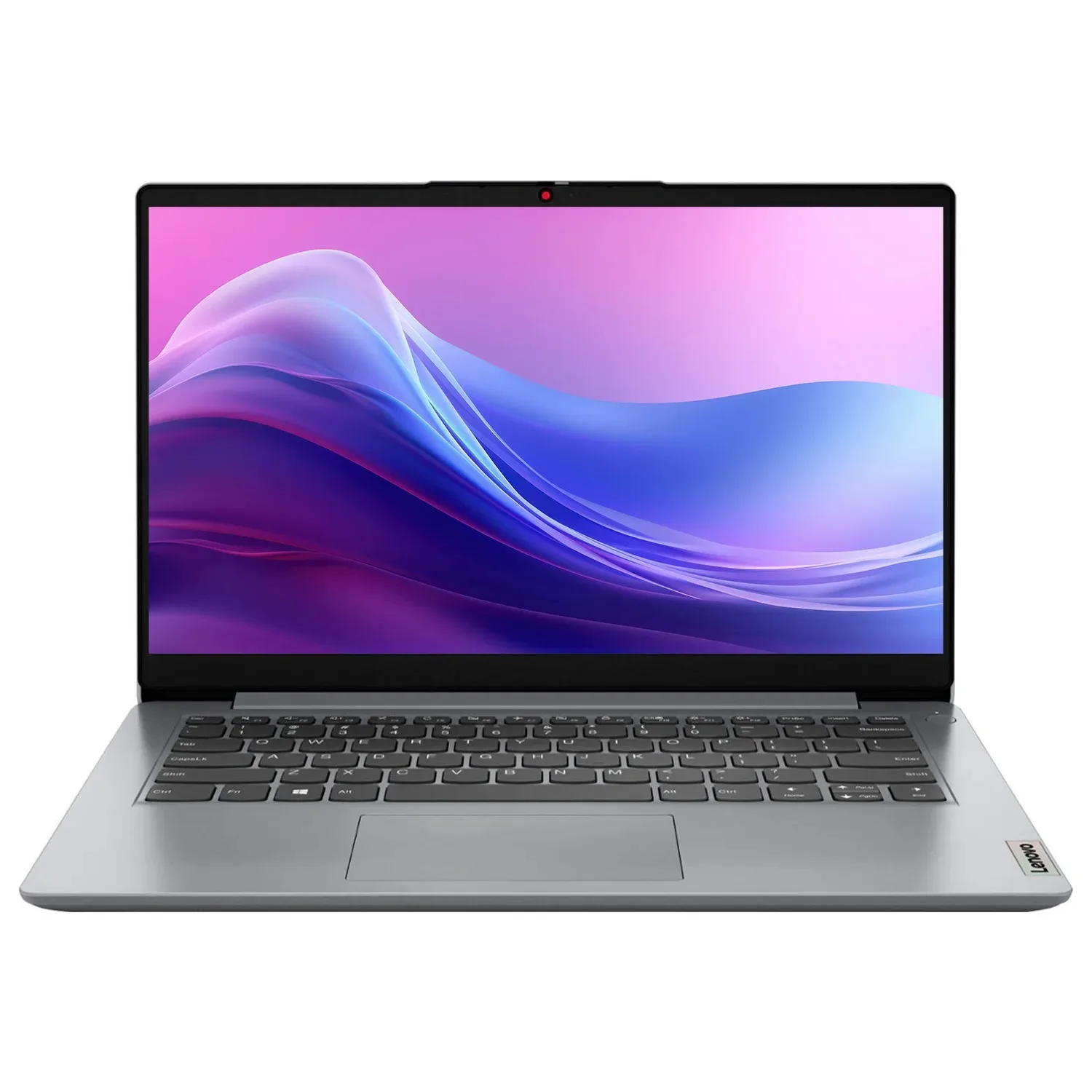 Laptop biznesowy Lenovo 14", Intel Celeron N4020, 4 GB pamięci RAM, 384 GB pamięci masowej (128 GB eMMC + 256 GB karta SD), Cloud Grey