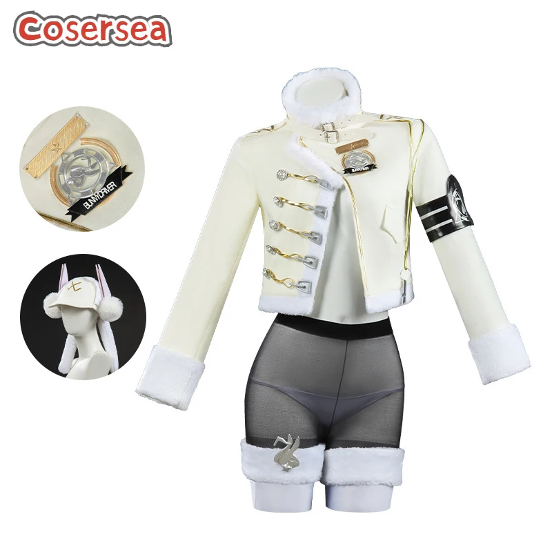 

Костюм для косплея Cosersea Blanc из игры Nikke: Богиня Победы, Blanc Forpune Express, женская униформа на Хэллоуин, полный комплект