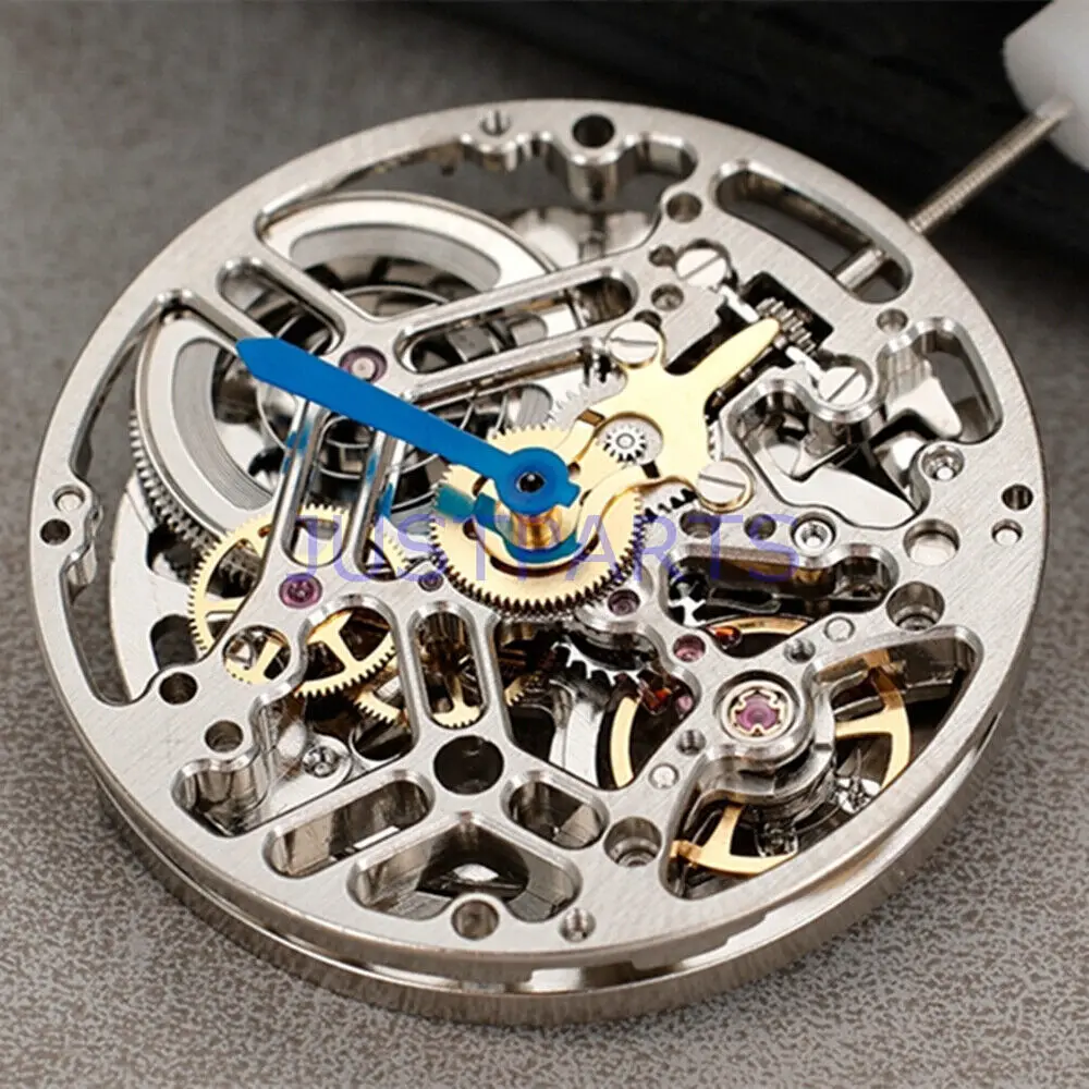 Asian HZ75DOA Silver Hollow Bare Balance Wheel Automatic Mechanical Movement