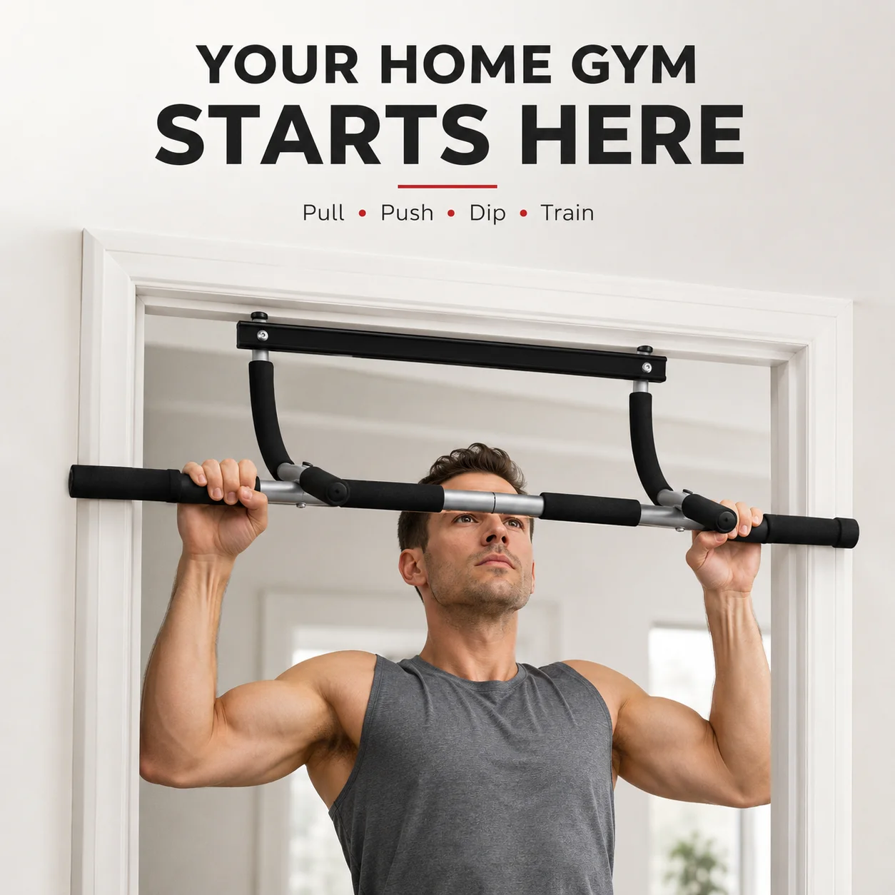 Drążek do podciągania montowan – Home Gym Workout Equipment recenzja i cena