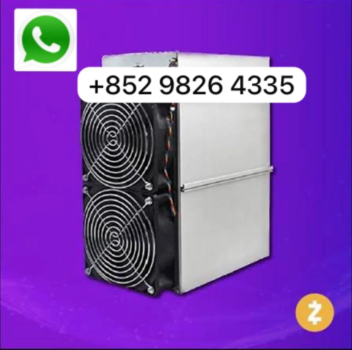

A Promo Sales Bitmain Z15 Pro 840kh/s ZEC Zcash Mining Machine 2780W P
