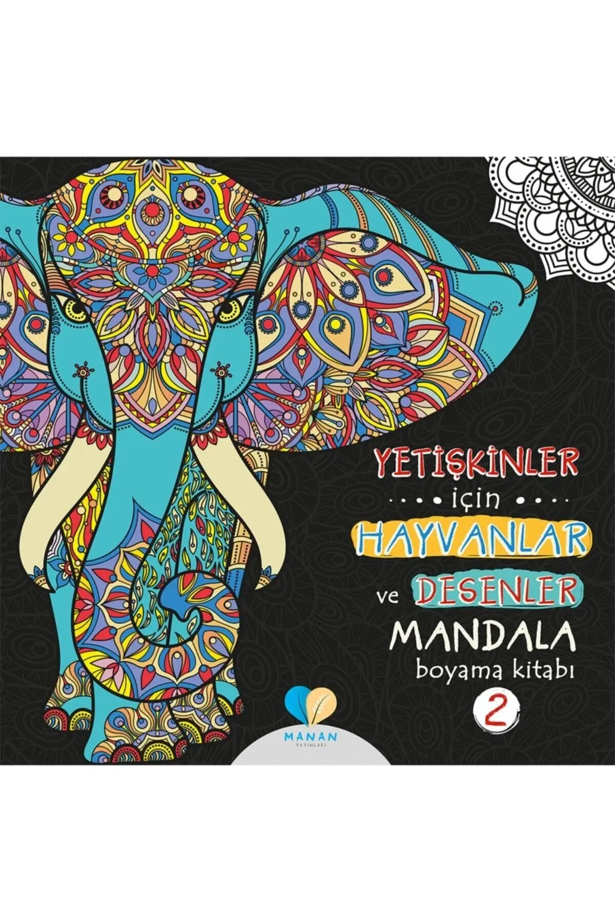 Yetişkinler Için Hayvanlar Ve Desenler Mandala Boyama Kitabı