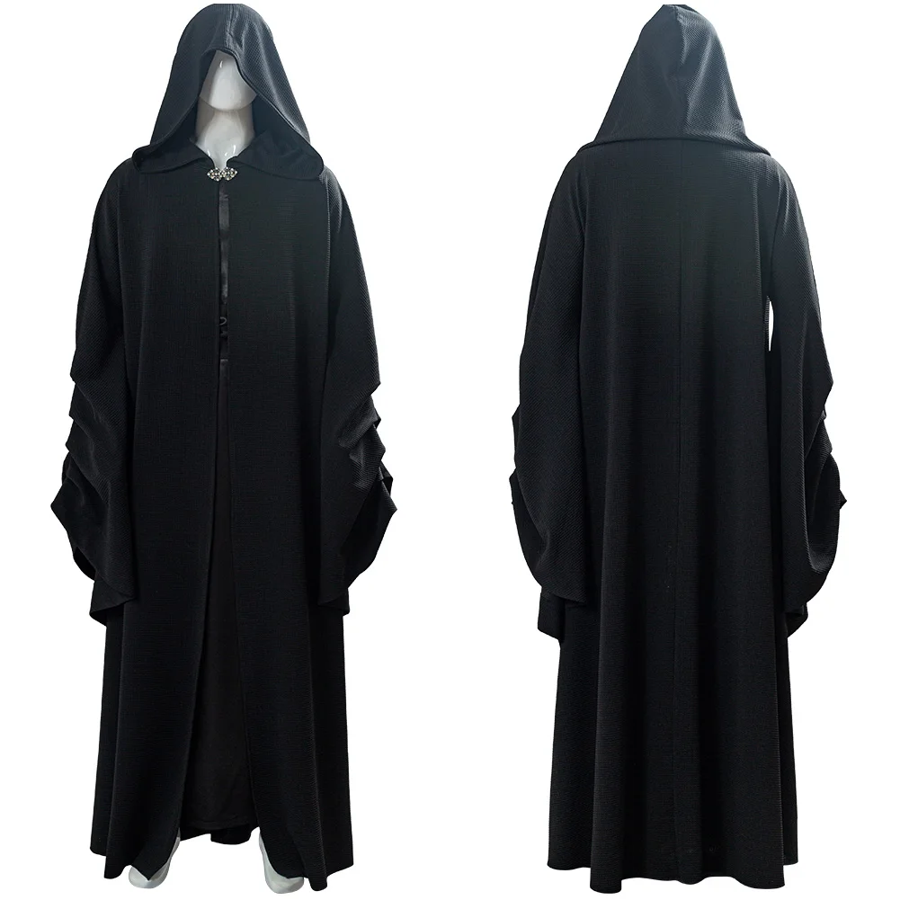 

In Stock Sky Walker Darth Vader Costume Sheev Palpatine Cosplay Costume Men Fantasia Jedi Robe Halloween Carnival Disguise Suit