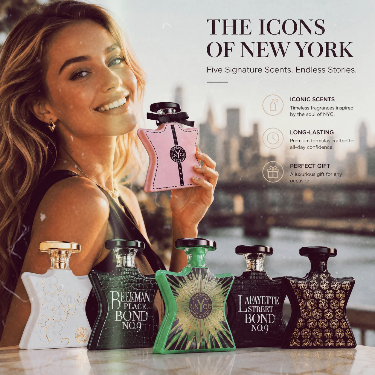 Women'S Perfume Rose Fragrance - บอนด์หมายเลข 9 Madison Avenue Eau de