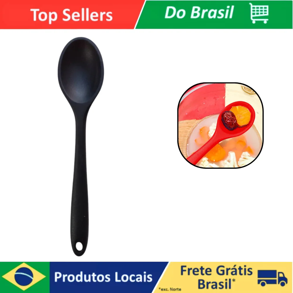 Silicone Colher para Culinária, Classificando Utensílios