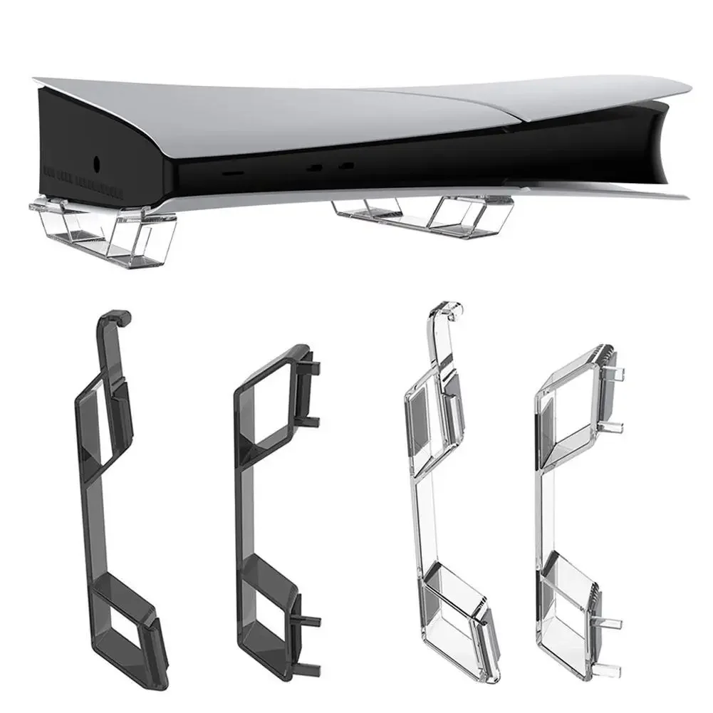 Support Horizontal pour PS5 Slim, édition de lecteur numérique/optique, support de montage sur Dock pour Console de jeu, Base transparente pour PS 5 Slim