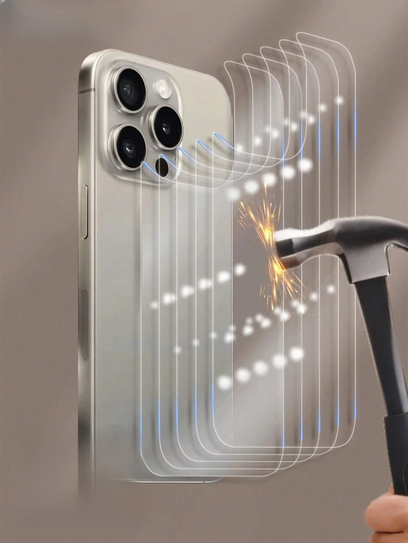 NNBILI 5PCS Zurück Bildschirm Gehärtetes Glas Für iPhone 16 15 12 14 13 11 Pro Max 16e 12 13 mini Handys Hinten Screen Protector Filme