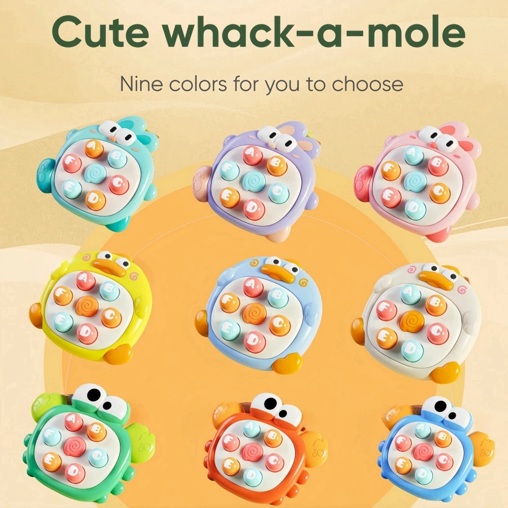 어린이용 속도 푸시 게임 콘솔, Whac-a-mole 프레스, 음악 사고 논리 초점 감압 어린이 장난감