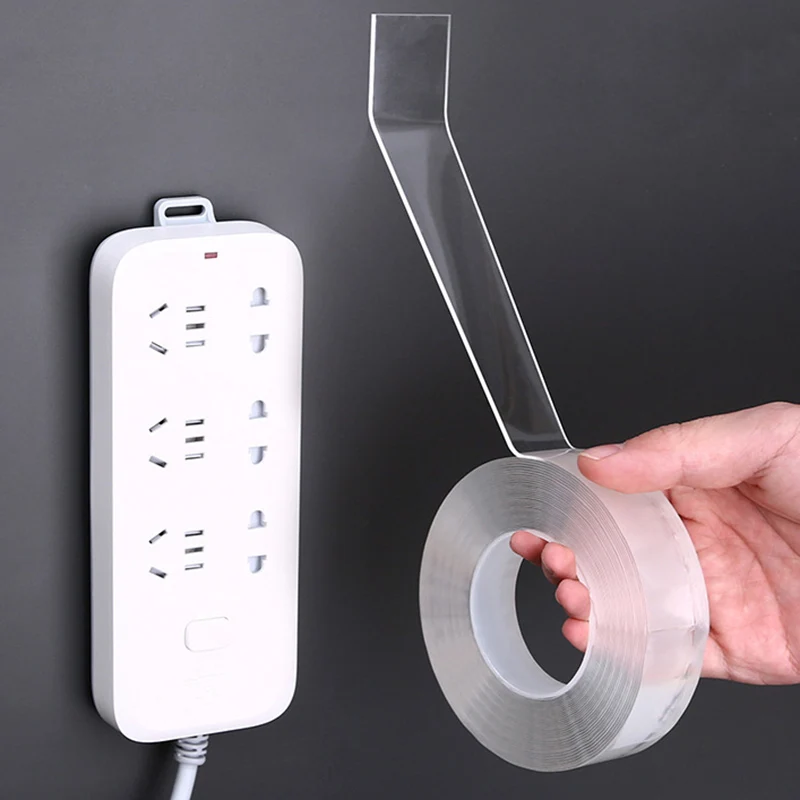 1/3/5m Nano Tape Double-Sided Adhesive Tape Traceless Waterproof Tape For Bathroom Kitchen Sink Tap Gel Sticker