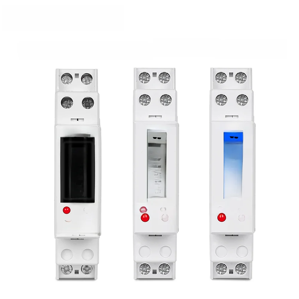 Digital Power Consumption Wattmeter, medidor de energia analógico, LCD Electric Din Rail Mount,