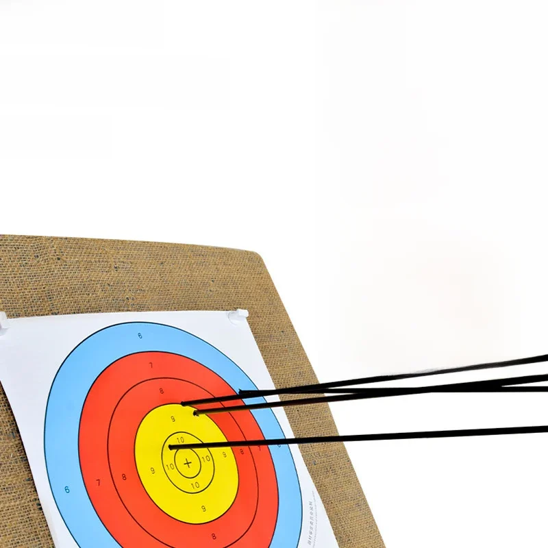 5/10 pièces 40x40cm cible de tir papier flèche arc exercice sport fronde chasse tir accessoires entraînement Durable
